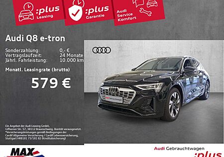 Audi Q8 e-tron 55 QUATTRO S LINE MATRIX+AHK+LUFT+PANO