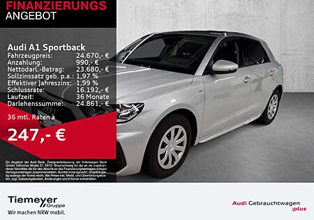 Audi A1 25 TFSI S LINE LM17 OPTIK-PKT SPORT