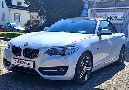 BMW 220i 220 Cabrio Sport Line Navi SHZ PDC Tempomat Klima