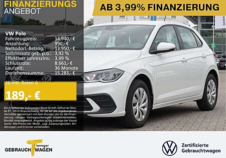 VW Polo Volkswagen 1.0 APP-CON LED VIRTUAL SITZH
