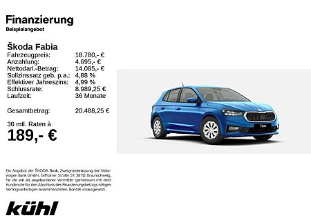 Skoda Fabia 1.0 Selection LED