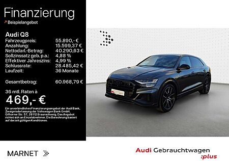 Audi Q8 55 TFSI e quattro S line*Navi*Matrix*Alu*AHK*
