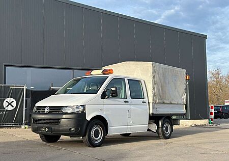VW T5 Transporter Volkswagen T5 Doppelkabine Pritsche mit Plane