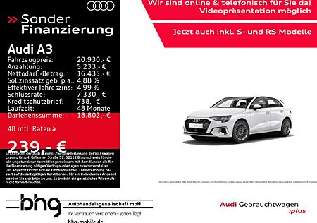 Audi A3 35 TFSI Sportback S tronic advanced