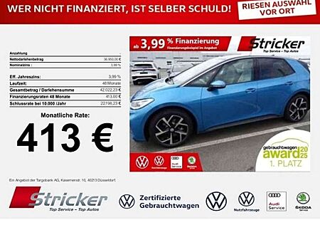 VW ID.3 Volkswagen Pro Goal 150/58 413,-ohne Anzahlung H&K IQ.Light