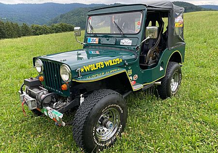 Jeep Willys CJ3-A, 5,7 ltr V8 Automatik, Sperre, H-Kennzeichen