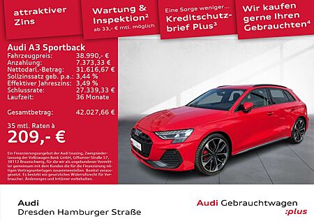 Audi A3 35 TDI S line LED Navi Standhz.