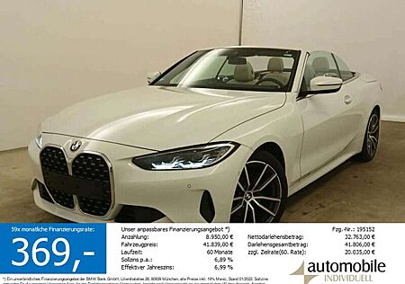 BMW 420 i Cabrio Widescreen Parkassist LED DAB HiFi