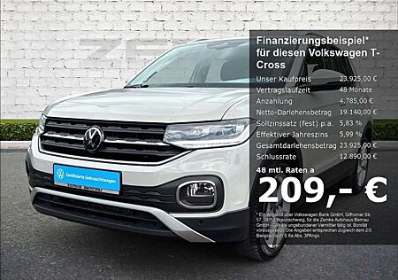 VW T-Cross Volkswagen 1.0 TSI DSG Style LED Sperrdiff. ACC Apple CarPlay
