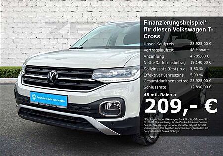 VW T-Cross Volkswagen 1.0 TSI DSG Style LED Sperrdiff. ACC Apple CarPlay