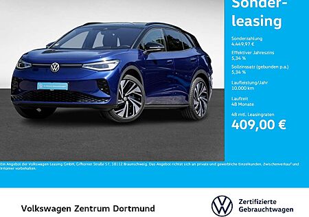 VW ID.4 Volkswagen GTX 4X4 WÄRMEPUMPE PANO AHK 360CAM ACC LM21