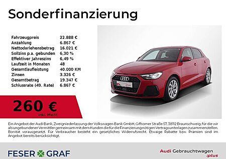 Audi A1 Sportback 25 TFSI Leder+Sportsitze/LED/PDC hi