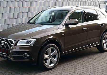 Audi Q5 3.0 TDI quattro 7G+VLEDER/BEIGE+NAVI+MMI €6