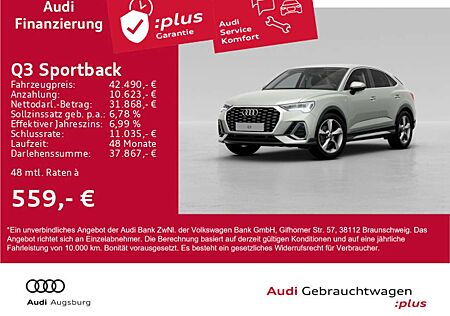 Audi Q3 S line 35TFSI S tr. *AHK*ACC*8fach*