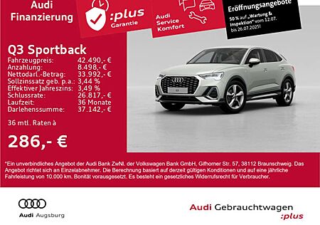 Audi Q3 S line 35TFSI S tr. *AHK*ACC*8fach*