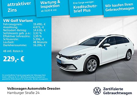 VW Golf Variant Volkswagen Golf VIII Variant Life 2.0 TDI LED AHZV TRAVEL