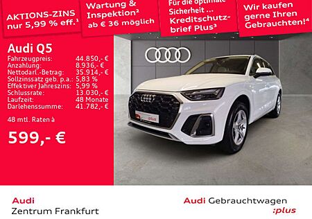 Audi Q5 55 TFSI e quattro S tronic S line LED Navi Te