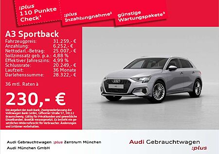 Audi A3 35 TFSI S tronic advanced AHK/PDC+/