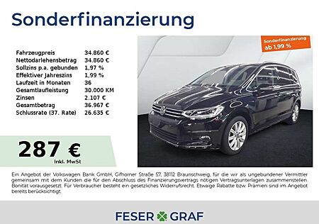 VW Touran Volkswagen Highline 2.0TDI 110kW DSG Kamera 7-Sitze