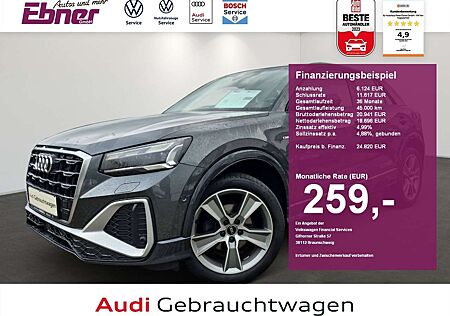 Audi Q2 S-LINE 35TFSI DSG AHK+KAMERA+MATRIX+NAVI-APP+18 AL