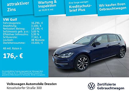 VW Golf Volkswagen VII 1.0 TSI IQ.DRIVE ACC Kamera Standhzg.