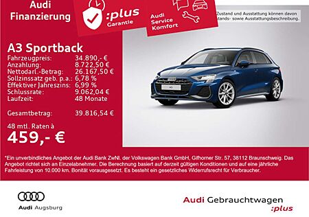 Audi A3 S line 30 TFSI *ACC*AHK*LED*8-fach*