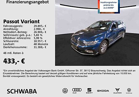 VW Passat Variant Volkswagen Business 2.0 TDI DSG 4M*AHK 8fach