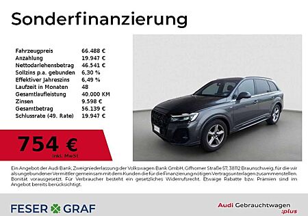 Audi Q7 45 TDI S line Ext/Matrix/HuD/Luft/Air/AHK/21 Zoll