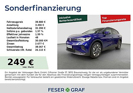 VW ID.4 Volkswagen Pro 210kW 82 kWh Matrix Kamera Wärmepumpe