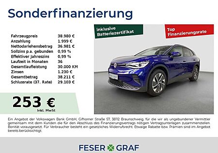 VW ID.4 Volkswagen Pro 210kW 82 kWh Matrix Kamera Wärmepumpe