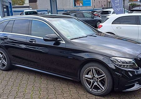 Mercedes-Benz C 300 Te AMG Line-9Gang-Klimaaut-Navi-Leder-Sitzhzg-18"