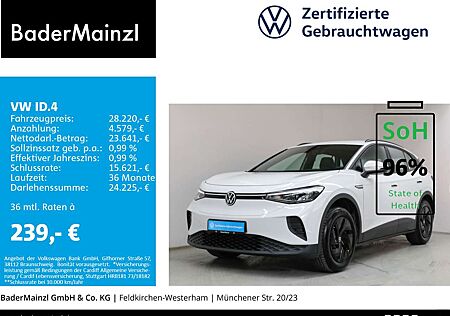 VW ID.4 Volkswagen Pure Performance LED Carplay ACC VerkZErk