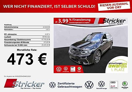 VW Tiguan Allspace Volkswagen R-Line 2.0TDI DSG 473,-ohne Anzahlung AHK Pano He