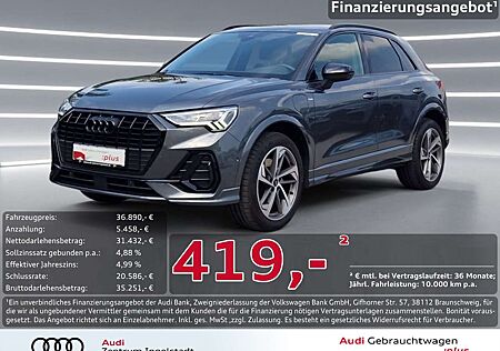 Audi Q3 45 TFSI e 2x S line LED NAVI AHK ACC Kam. 19"