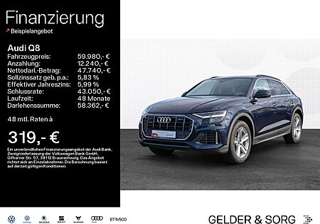 Audi Q8 55 TFSI quattro AHK*LED*360°*HuD*Air*Virtual