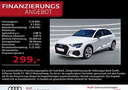 Audi A3 Sportback 45 TFSI e S line NAVI KAM virtual+