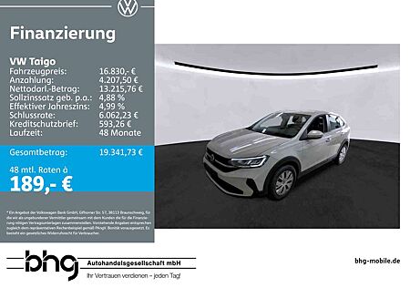 VW Taigo Volkswagen 1.0 TSI OPF