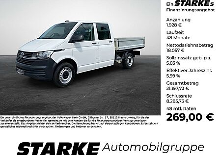 VW T6 Transporter Volkswagen T6.1 DoKa 2.0 TDI Pritsche lang