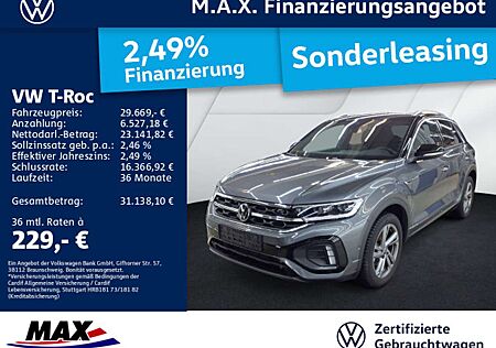 VW T-Roc Volkswagen 1.5 TSI DSG R LINE LED+AHK+ACC+NAVI+APP+VC