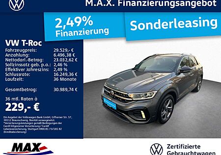 VW T-Roc Volkswagen 1.5 TSI DSG R LINE LED+AHK+ACC+NAVI+APP+VC