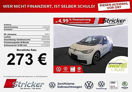 VW ID.3 Volkswagen Pro S 150/77 273,-ohne Anzahlung Navi App-Connect