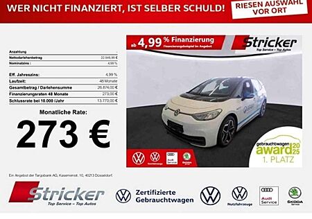 VW ID.3 Volkswagen Pro S 150/77 273,-ohne Anzahlung Navi App-Connect