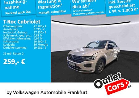 VW T-Roc Volkswagen 1.5 TSI R-Line Navi Leder LED DA