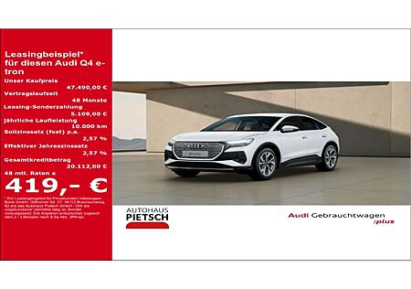 Audi Q4 e-tron Sportback 45 quattro advanced Matrix