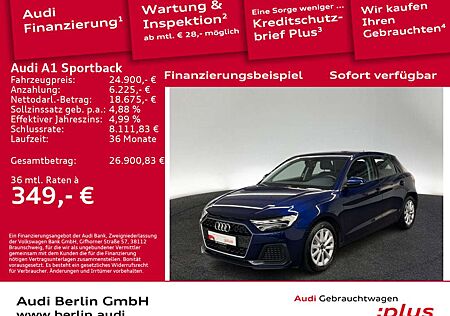 Audi A1 advanced 25 TFSI S tr. LED RFK