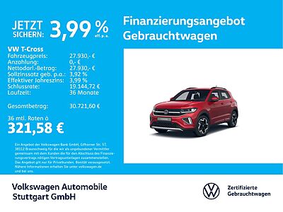 Volkswagen T-Cross 1.0 TSI R-Line DSG Navi AHK Kamera