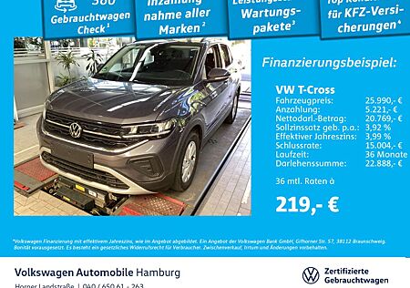VW T-Cross Volkswagen Life 1.0TSI DSG Sitzheizung Einparkhilfe