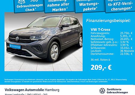 VW T-Cross Volkswagen Life 1.0TSI DSG Sitzheizung Einparkhilfe