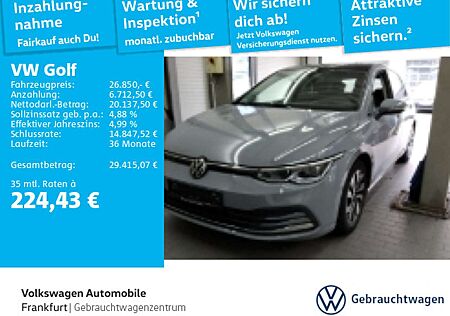 VW Golf Volkswagen VIII 2.0 TDI DSG Active Navi IQ.Light DAB+