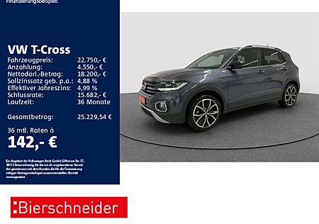VW T-Cross Volkswagen 1.0 TSI DSG Style 18 AHK LED ACC NAVI